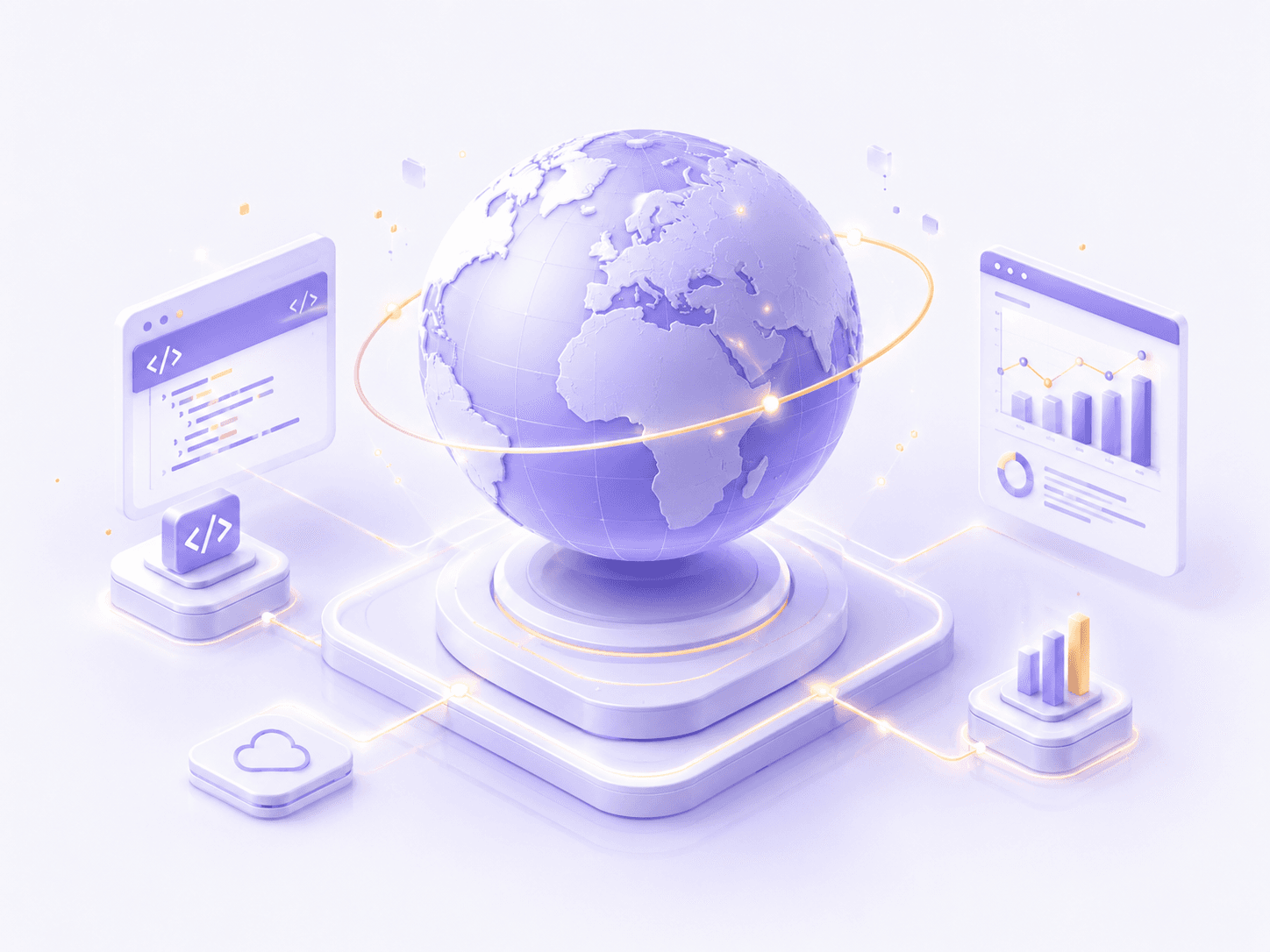 Aznix innovation and global ecosystem illustration