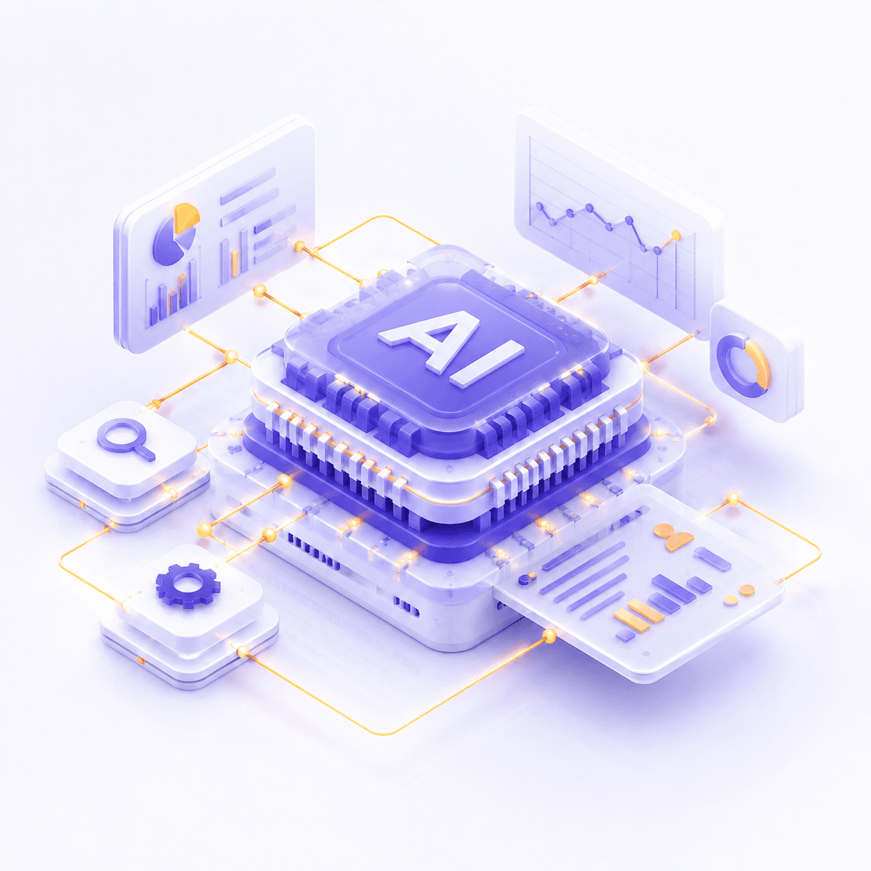 AI Business Tools illustration